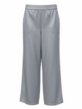 Max Studio London Womens
Wide Leg Pants Size M Gray
Blend Elastic Waist